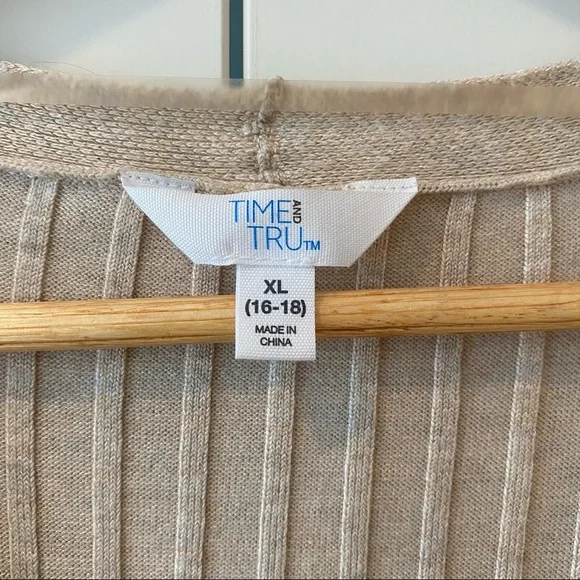 Beige Sweater Dress or Cardigan - Picture 3 of 7